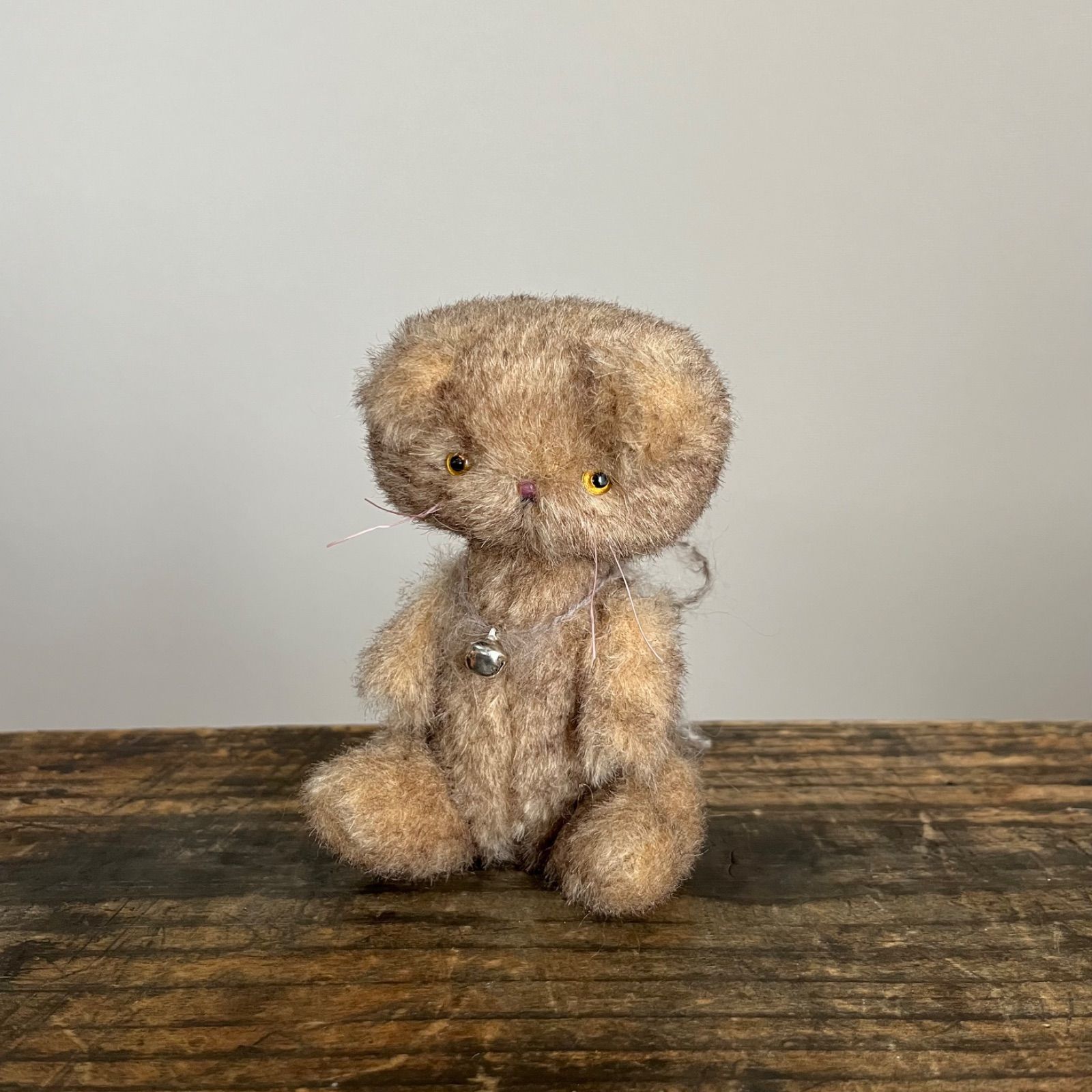 ハンドメイド　ぬいぐるみ　テディベア　アートドール　子猫 SALE !!｛ こぐまみたいな子 ｝ ぬいぐるみ 作家 ねこ テディベア
