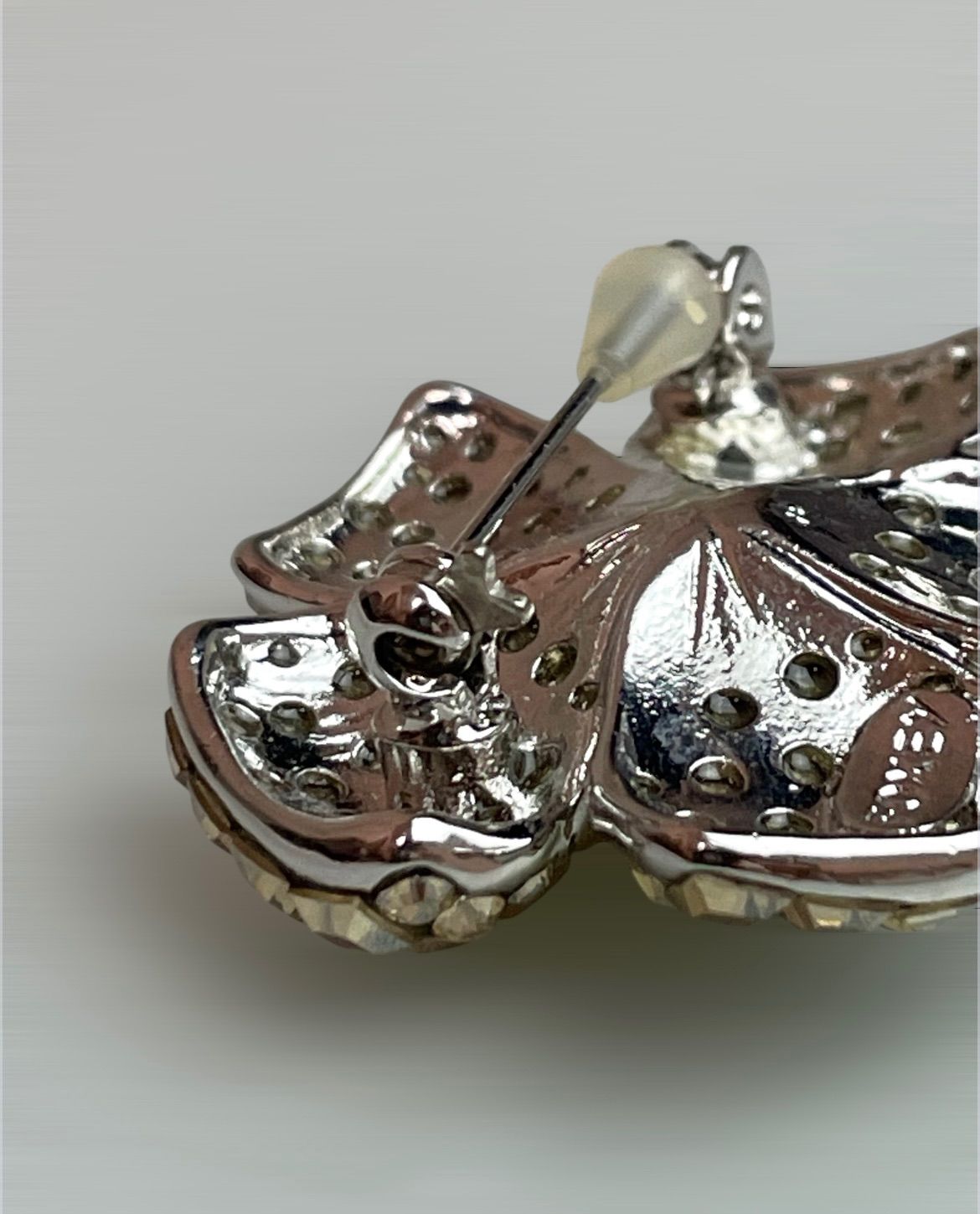 極美品】FOXEY フォクシー お花モチーフ ブローチ シャンパンゴールド