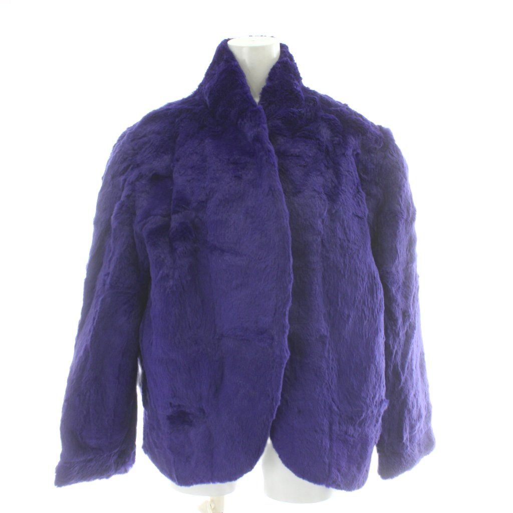 美品✨シェアードミンク　ファーコート　毛皮　パープル　紫　染ミンク ノーブランド ファーコート アウター ミンク 毛皮 紫 パープル