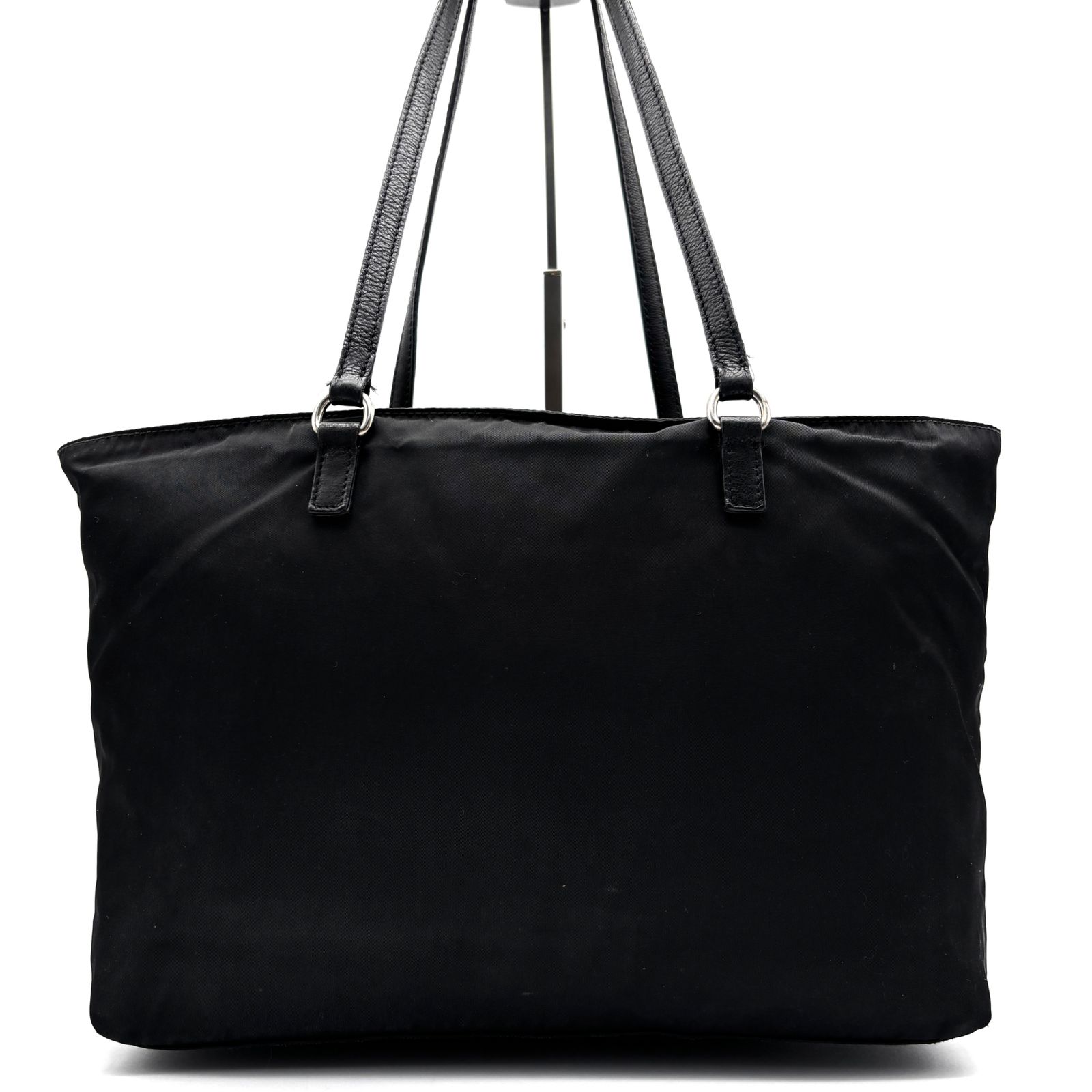 【美品！大幅値引き】プラダ トートバッグ 三角ロゴ 白タグ カーフ 希少美品 PRADA プラダ トートバッグ 三角ロゴ プレート 白タグ 肩掛け