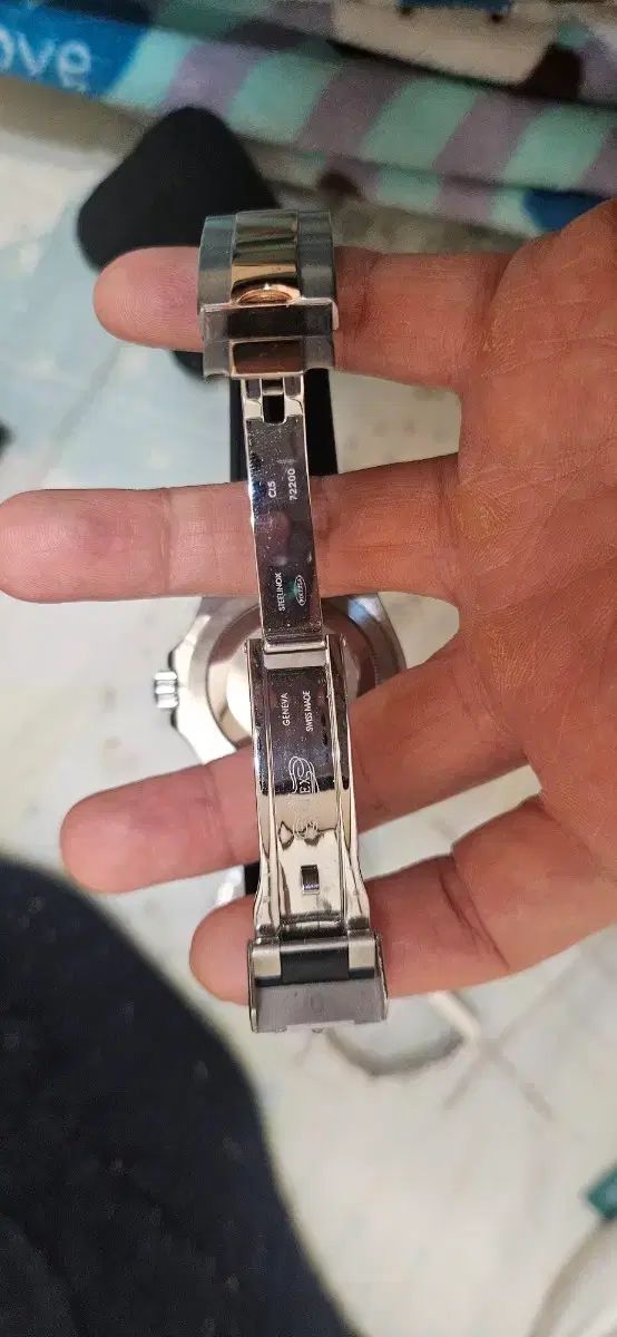  パープル オートマティック 40mm ハイネック 自動巻き時計 腕時計(アナログ)