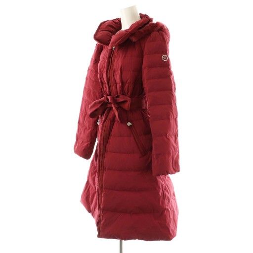 エムズグレイシー M'S GRACY レッキスファー ダウンコート ジップ