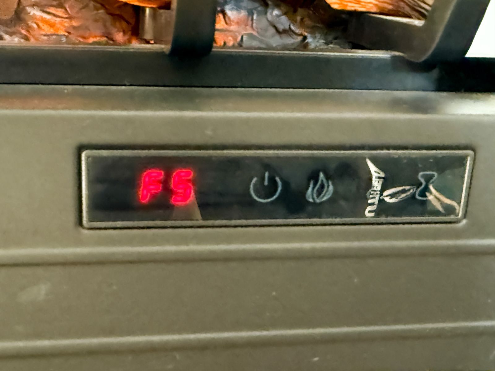 暖炉風 電気ファンヒーター DFI-5010-01 1000W 中古 - メルカリ