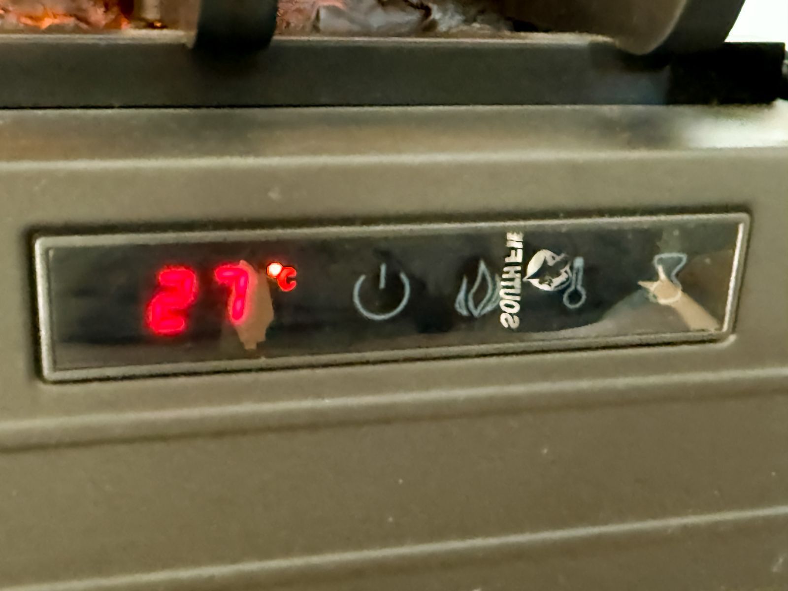 暖炉風 電気ファンヒーター DFI-5010-01 1000W 中古 - メルカリ