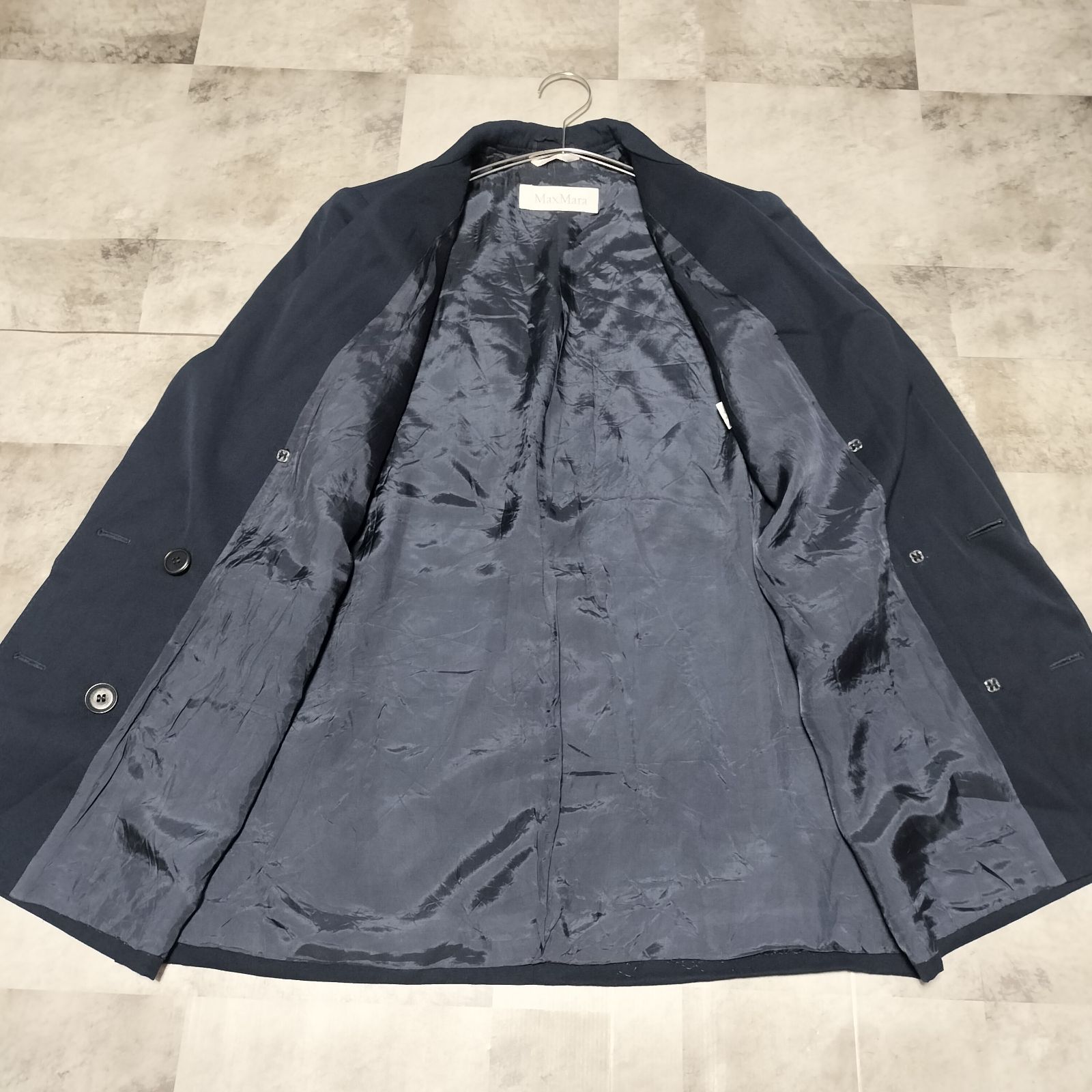 MaxMara マックスマーラ 白タグ 金ボタン ウール ダブル テーラード