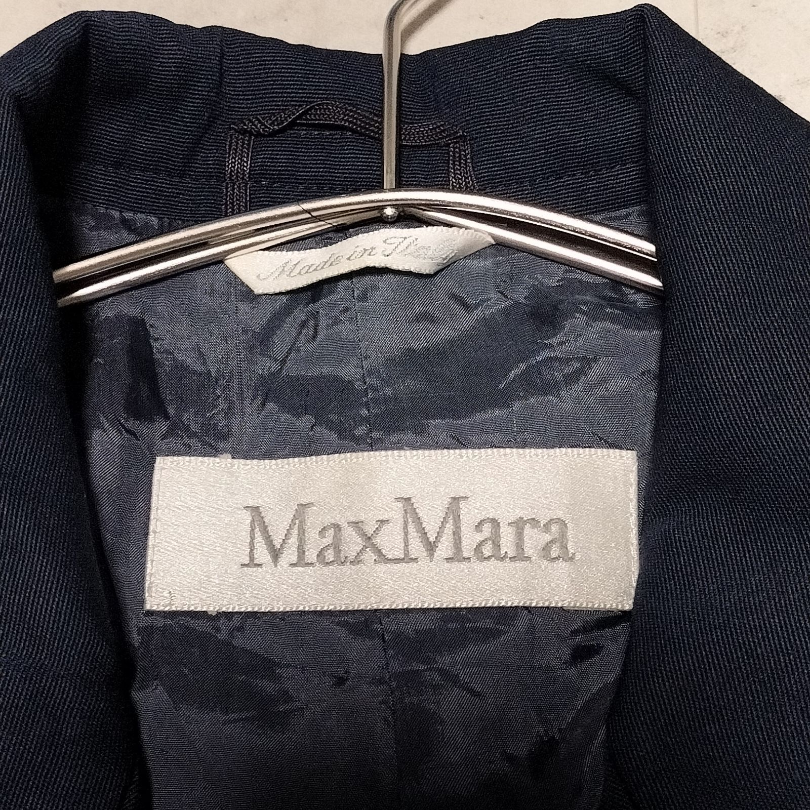 MaxMara マックスマーラ 白タグ 金ボタン ウール ダブル テーラード
