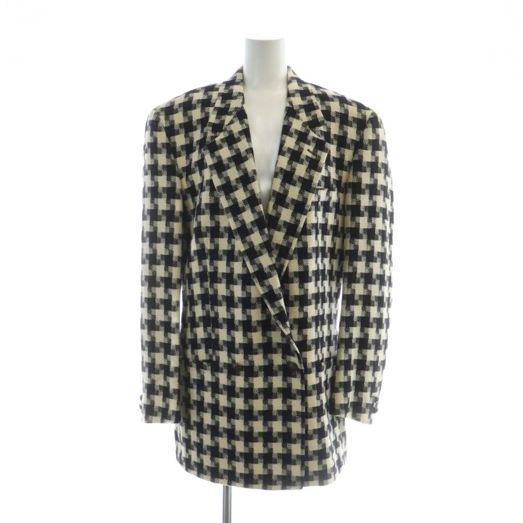 90s VERSACE カシミヤ100% ダブルブレストジャケット ヴェルサーチ ジャンニヴェルサーチ ヴェルサーチェ GIANNI VERSACE ヴィンテージ