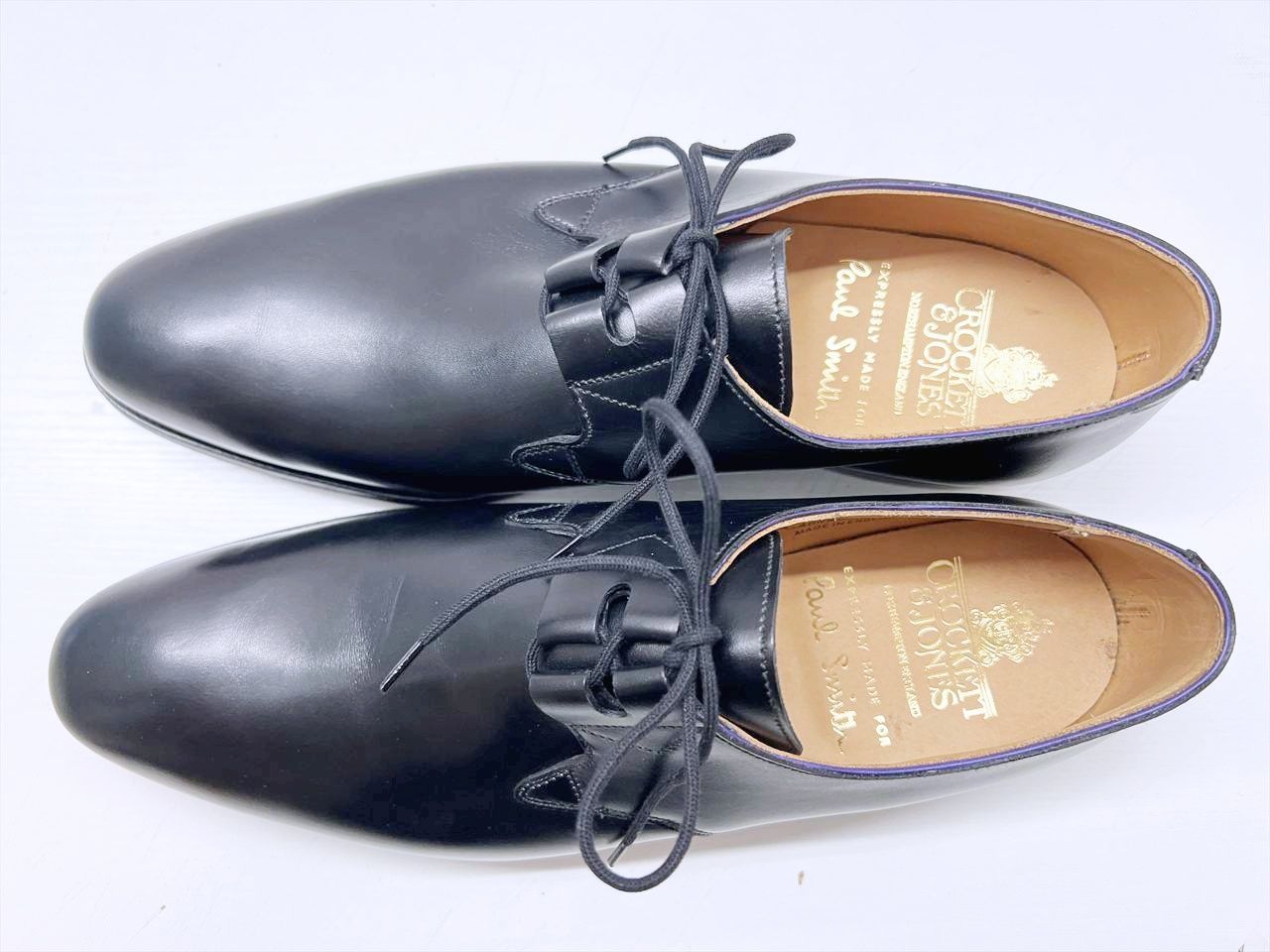 美品 CROCKETT＆JONES クロケット＆ジョーンズ ポールスミス別注