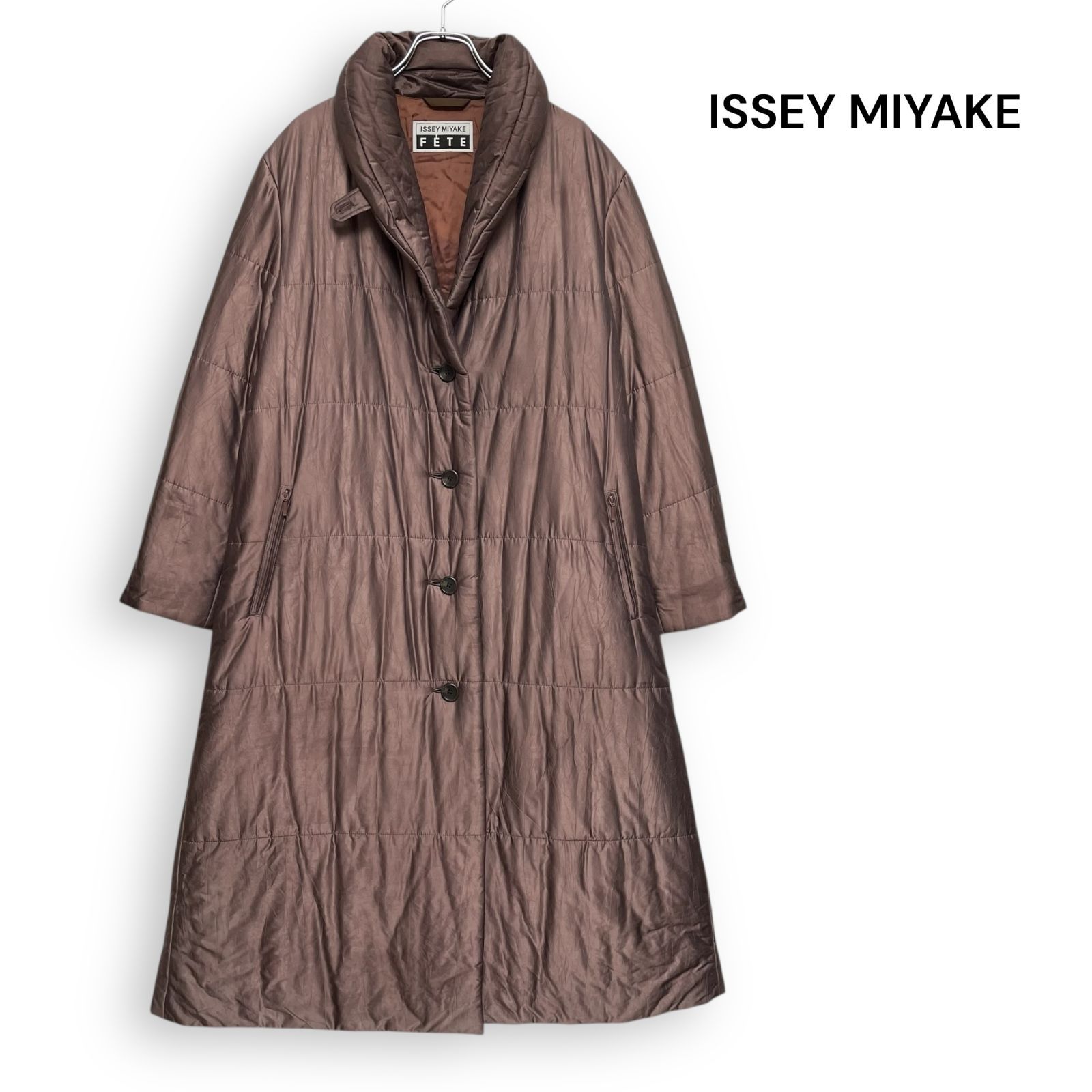 M2612 / FETE ISSEY MIYAKE イッセイミヤケ パテッド ロングコート