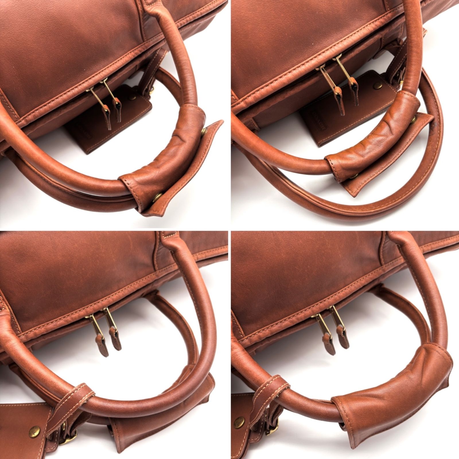 美品 OLD COACH オールドコーチ 2way ボストンバッグ グラブタンレザー