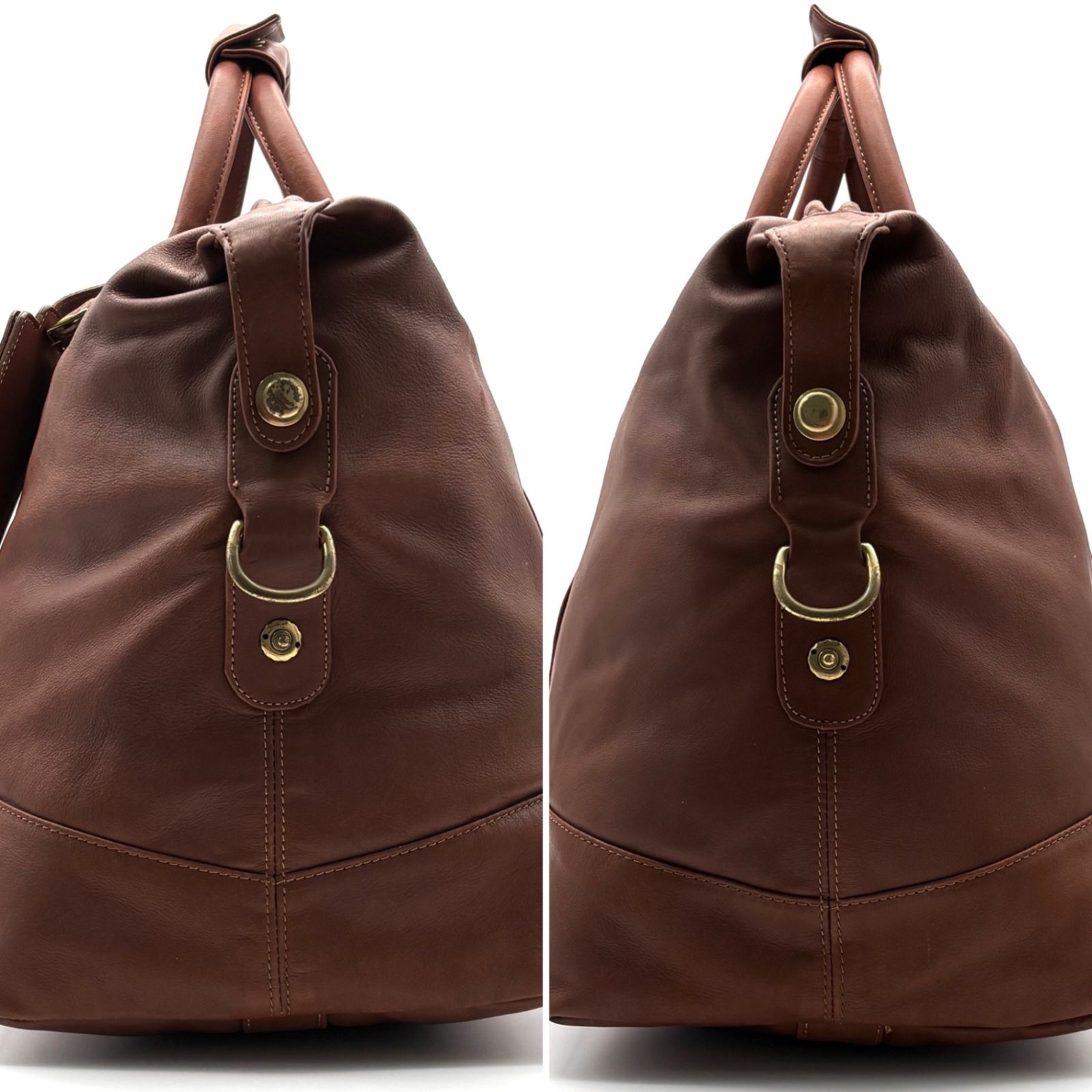 美品 OLD COACH オールドコーチ 2way ボストンバッグ グラブタンレザー