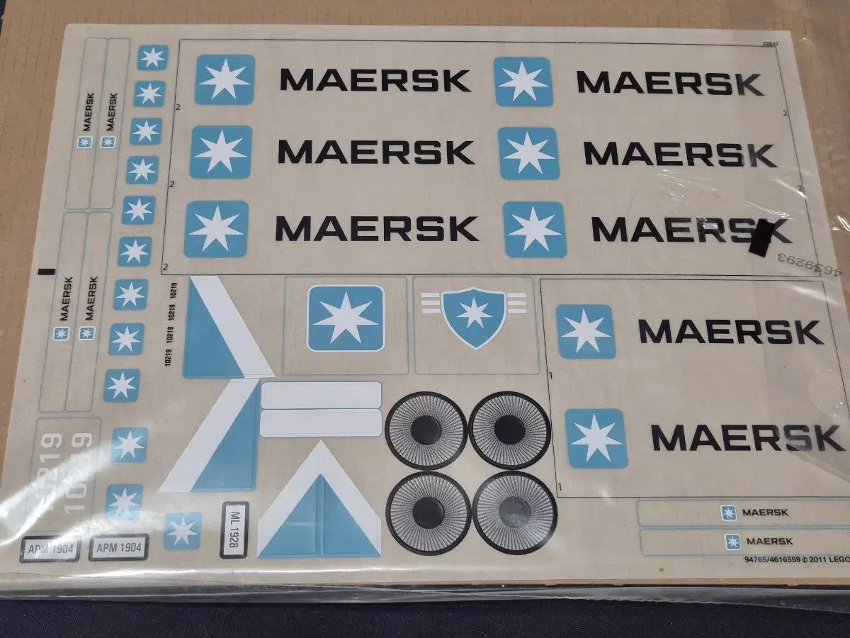 LEGO 10219 マスク トレイン ステッカー