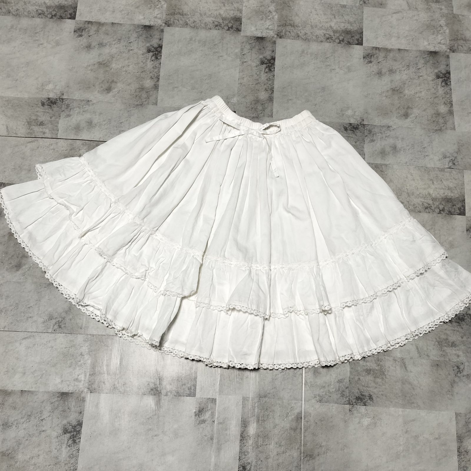 美品】Metamorphose メタモルフォーゼ ティアード フリル スカート