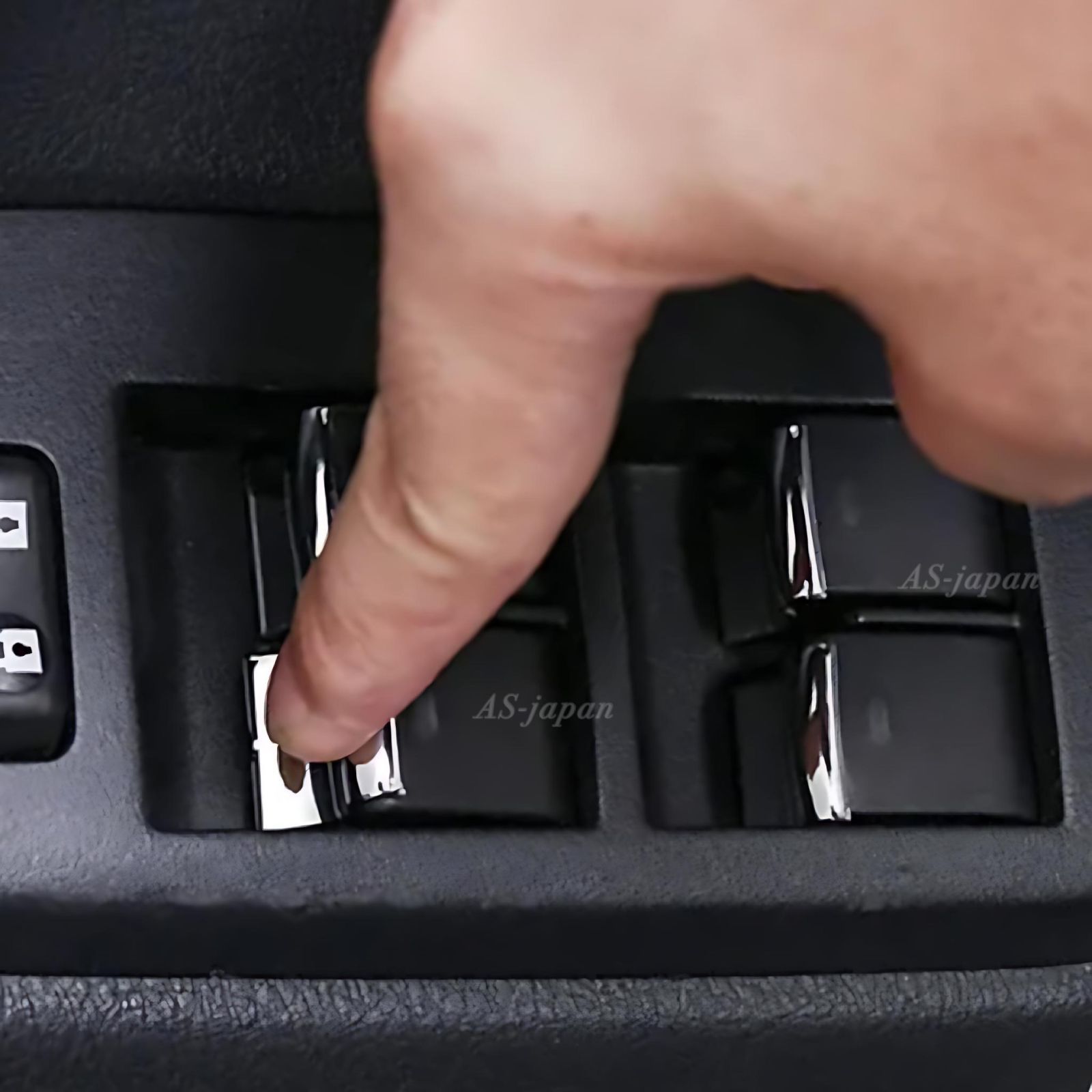 130系 マークX 専用設計 パワーウィンドウ スイッチ メッキ 装飾カバー