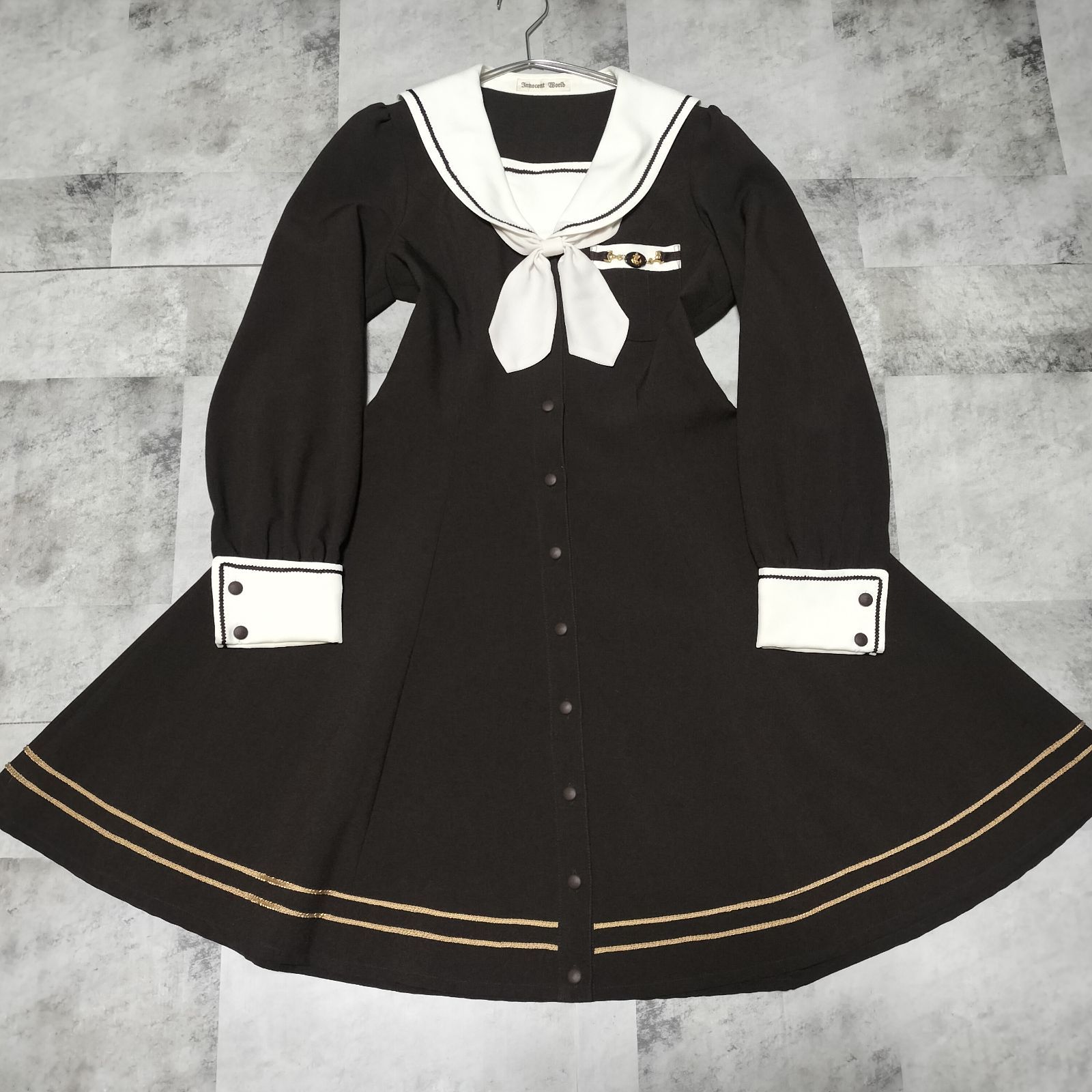 Innocent World　セーラーワンピース　ブラウン Innocent World Online Shop