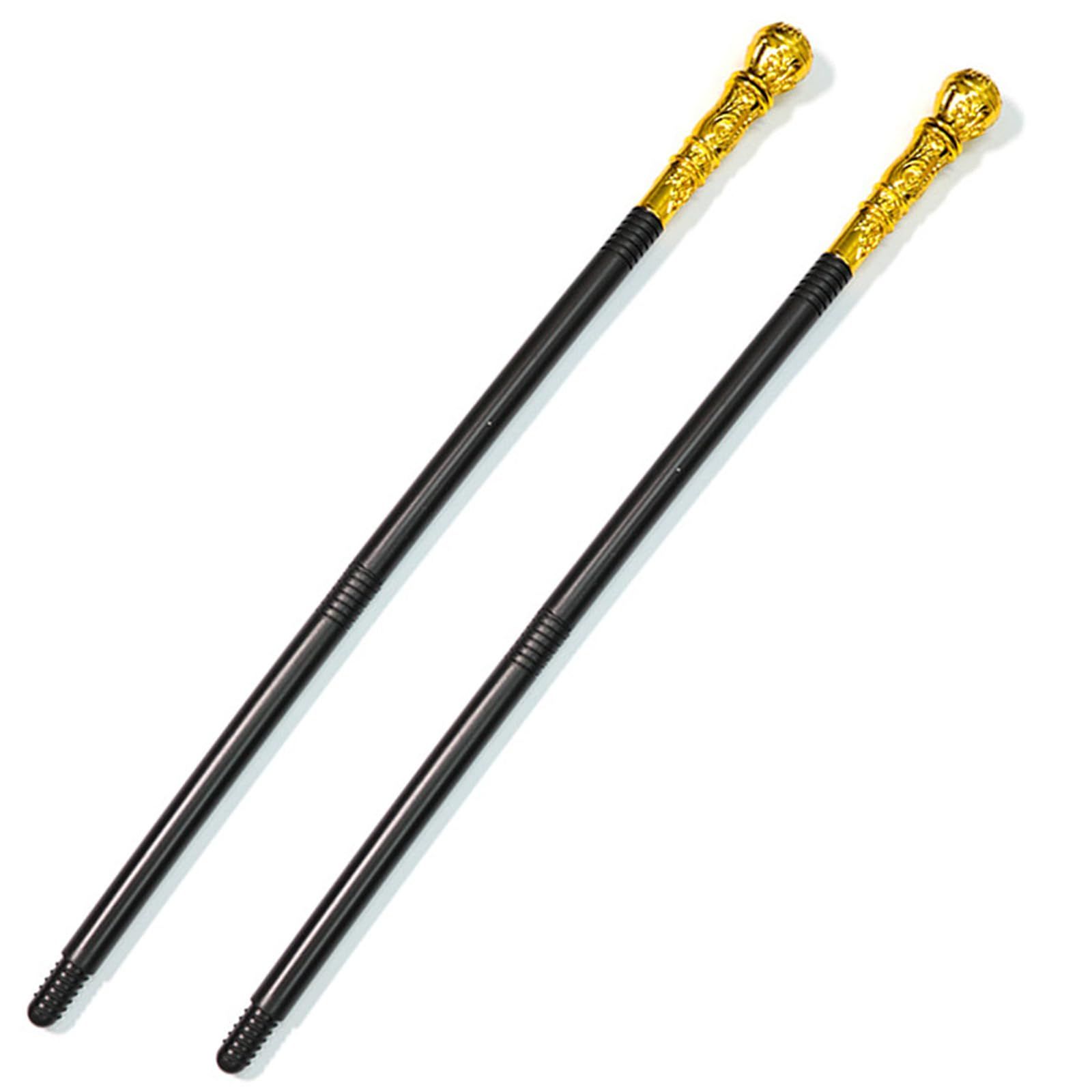 Hyack 魔法のステッキ 2本セット ステッキ 魔法使い 小道具 ゴールド