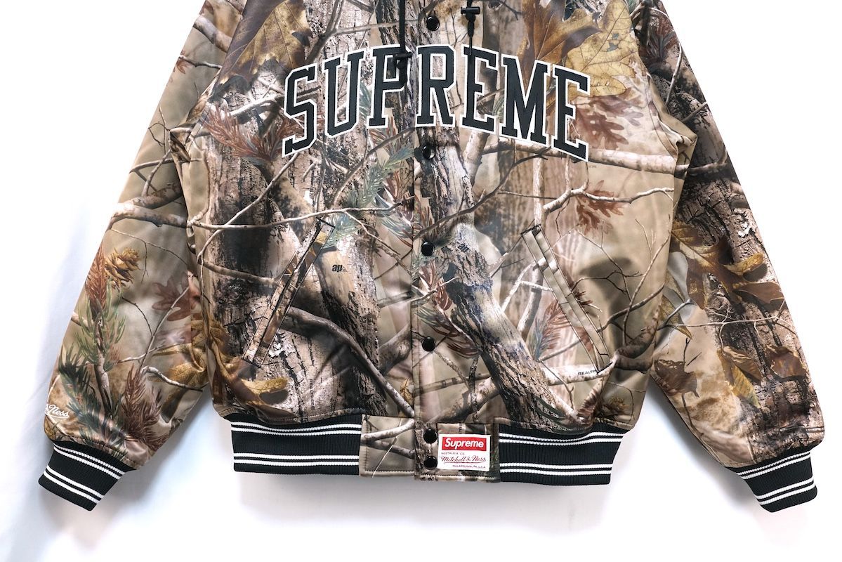 ジャケット・アウター Supreme Mitchell & Ness Camo LogoVarsity