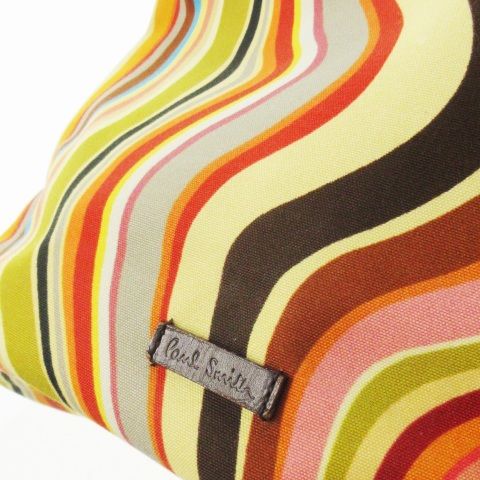 ポールスミス PAUL SMITH ショルダーバッグ キャンバス レザー 革  