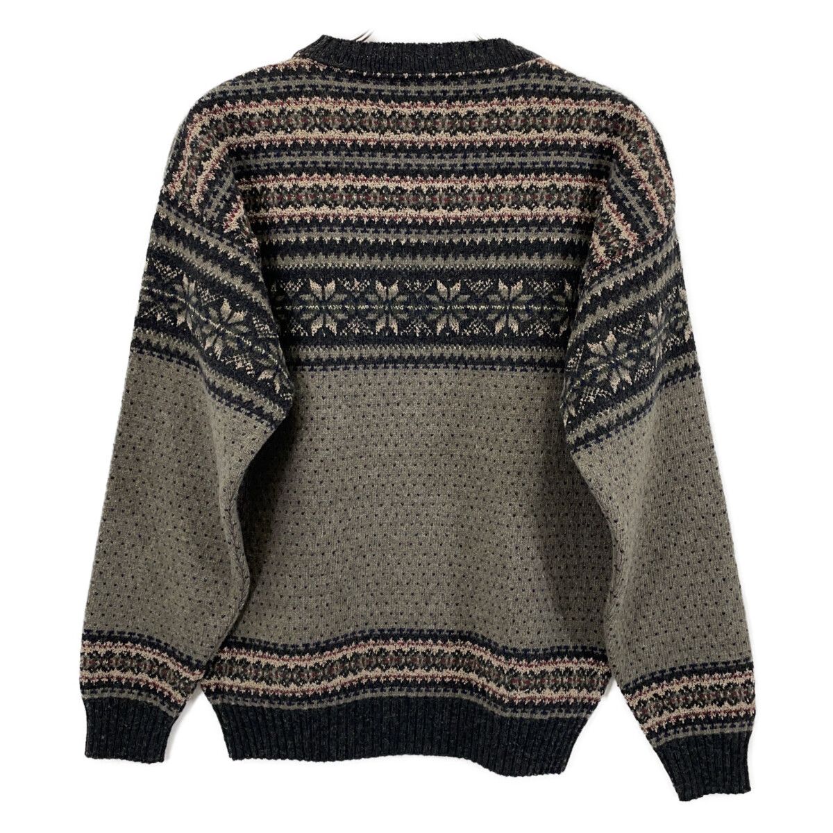 古着 ペンドルトン フェアアイル ニット セーター Mサイズ　ノルディック PENDLETON ペンドルトン 90s~ USA製 ｸﾞﾚｰ ﾌｪｱｱｲﾙ ﾆｯﾄｾｰﾀｰ S - メルカリ