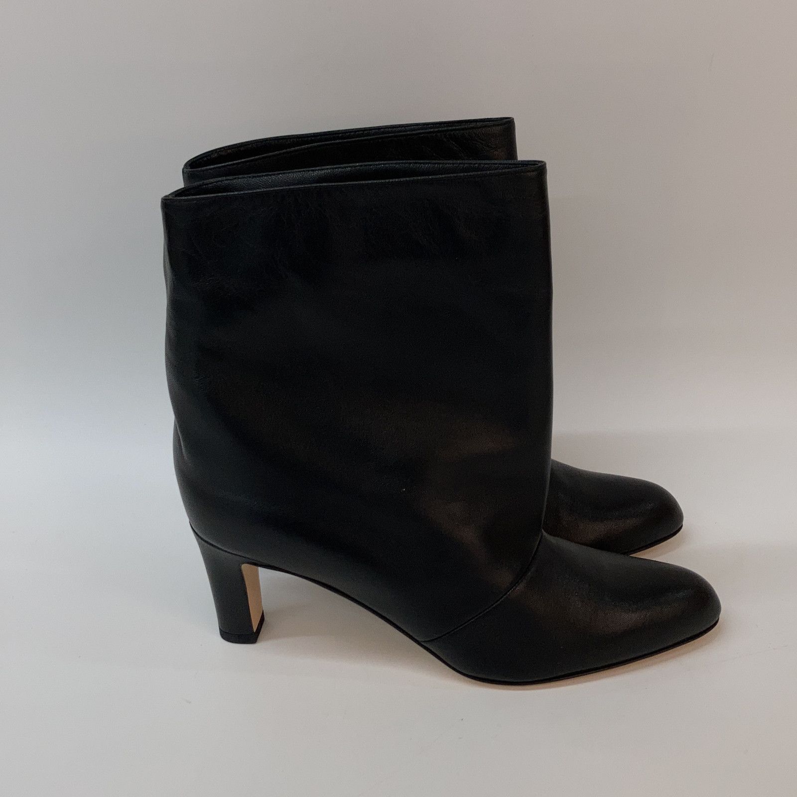 NEBULONI E ネブローニ 美品 ラムレザー ショートブーツ 37 - メルカリ