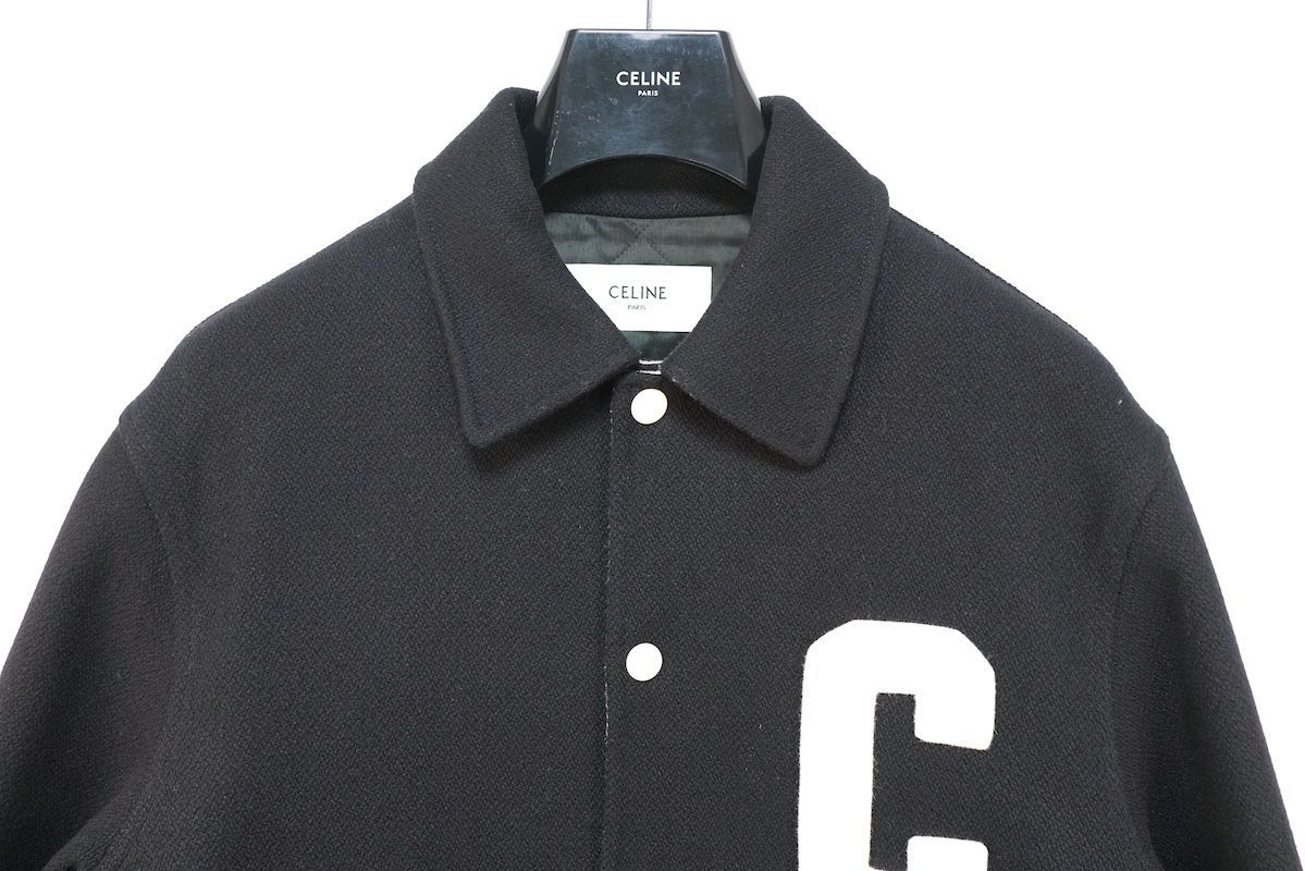 24SS CELINE BASEBALL TEDDY JACKET セリーヌ ベースボール テディ