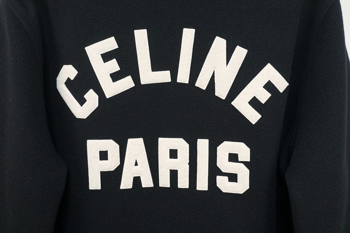 24SS CELINE BASEBALL TEDDY JACKET セリーヌ ベースボール テディ