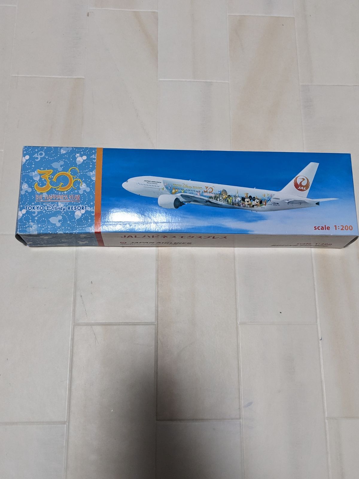 東京ディズニーリゾート30周年 JALハピネスエクスプレス 1:200 JAL×Disney】1:200ハピネスエクスプレス ディズニー30周年限定品