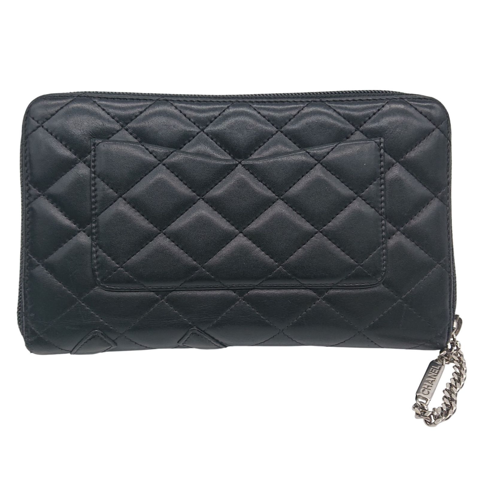 美品】CHANEL シャネル 長財布 オーガナイザー カンボンライン