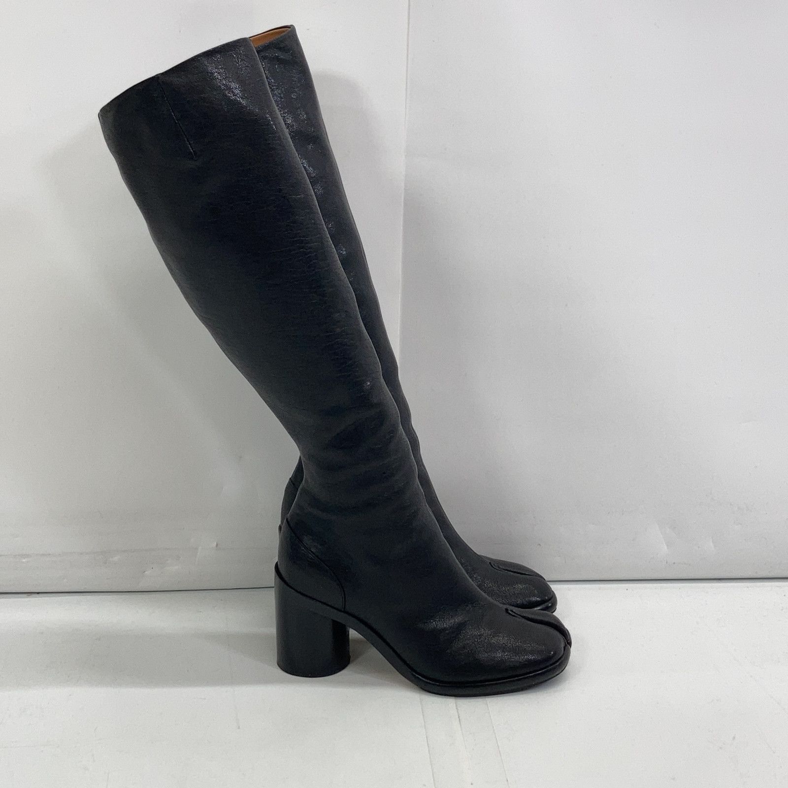 メゾンマルジェラ　ロングブーツ　タビ　黒　36 1/2 Maison Margiela（メゾンマルジェラ） ロングブーツ TABI タビシューズ