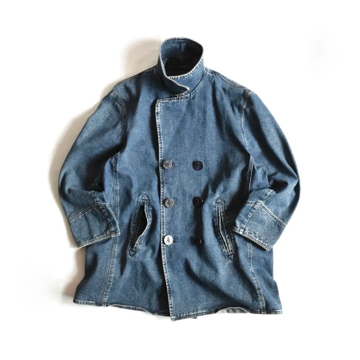 LAUREN ralph lauren denim P coat ラルフ ローレン デニム ピーコート