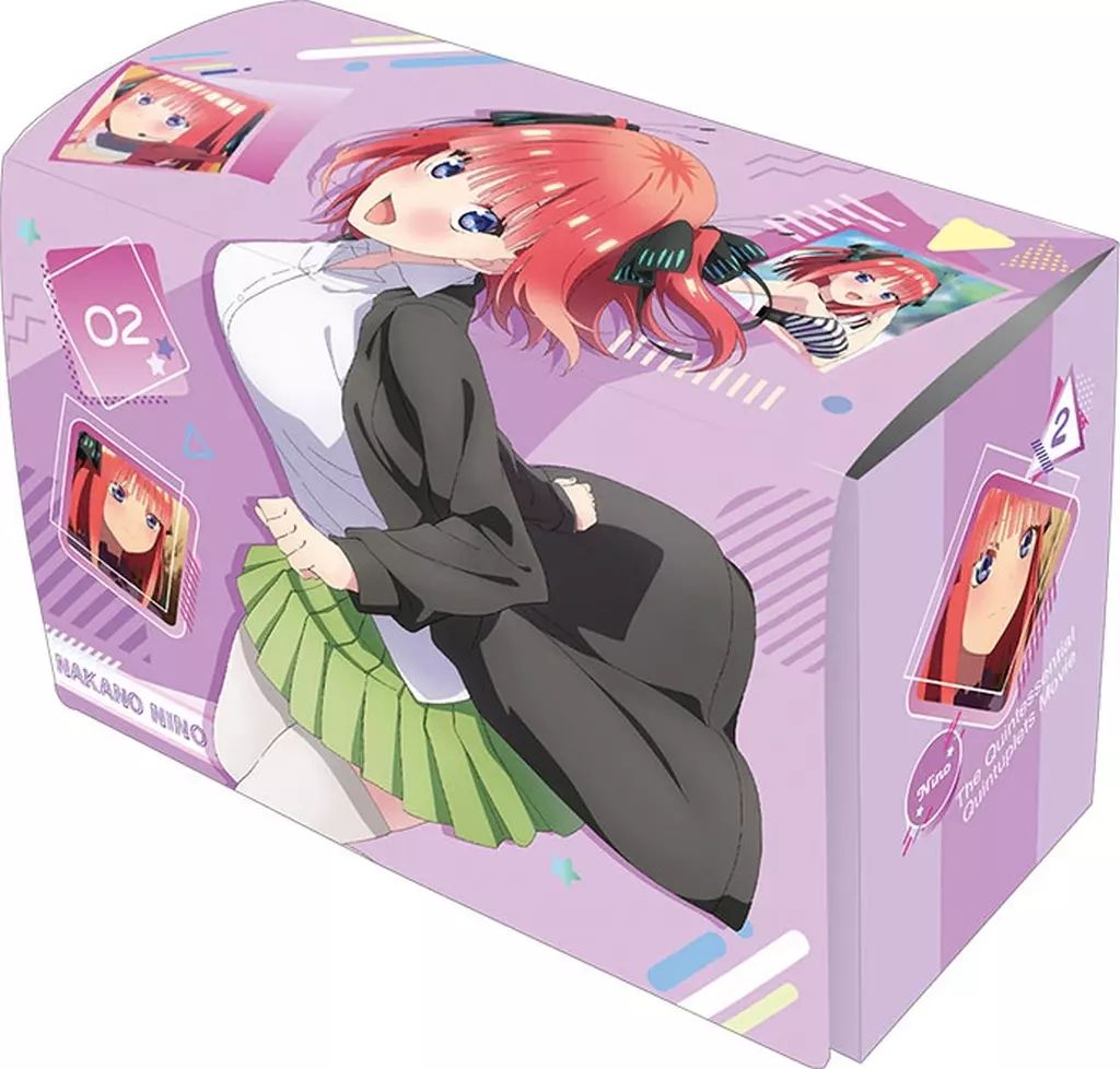 中古】サプライ キャラクターデッキケースW 映画 五等分の花嫁「中野二