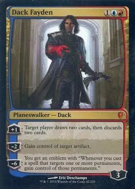 中古】マジックザギャザリング 42/210[神話R]：【CNS】【FOIL】Dack