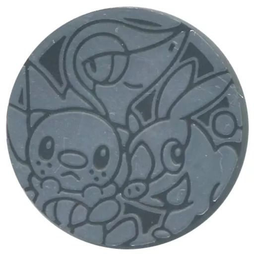 [Used] Supplies [Single Item] Pokabu & Mijumaru & Tsutaja (Silver) Pokemon Coin “Pokémon Card Game BW First Set” Bundle