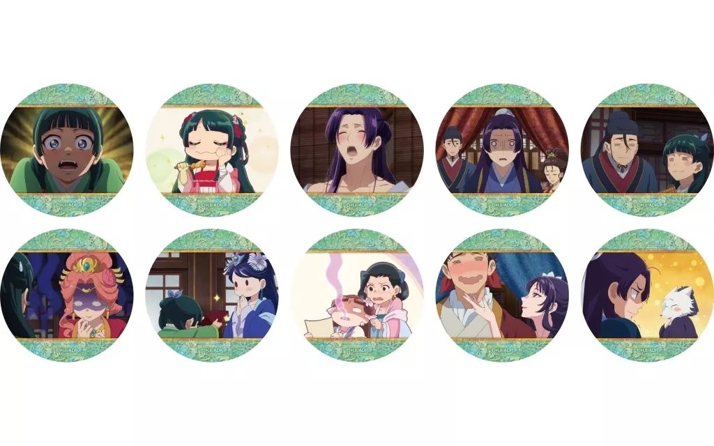 新品】バッジ・ビンズ 【BOX】薬屋のひとりごと 迷場面キラキラキャラ