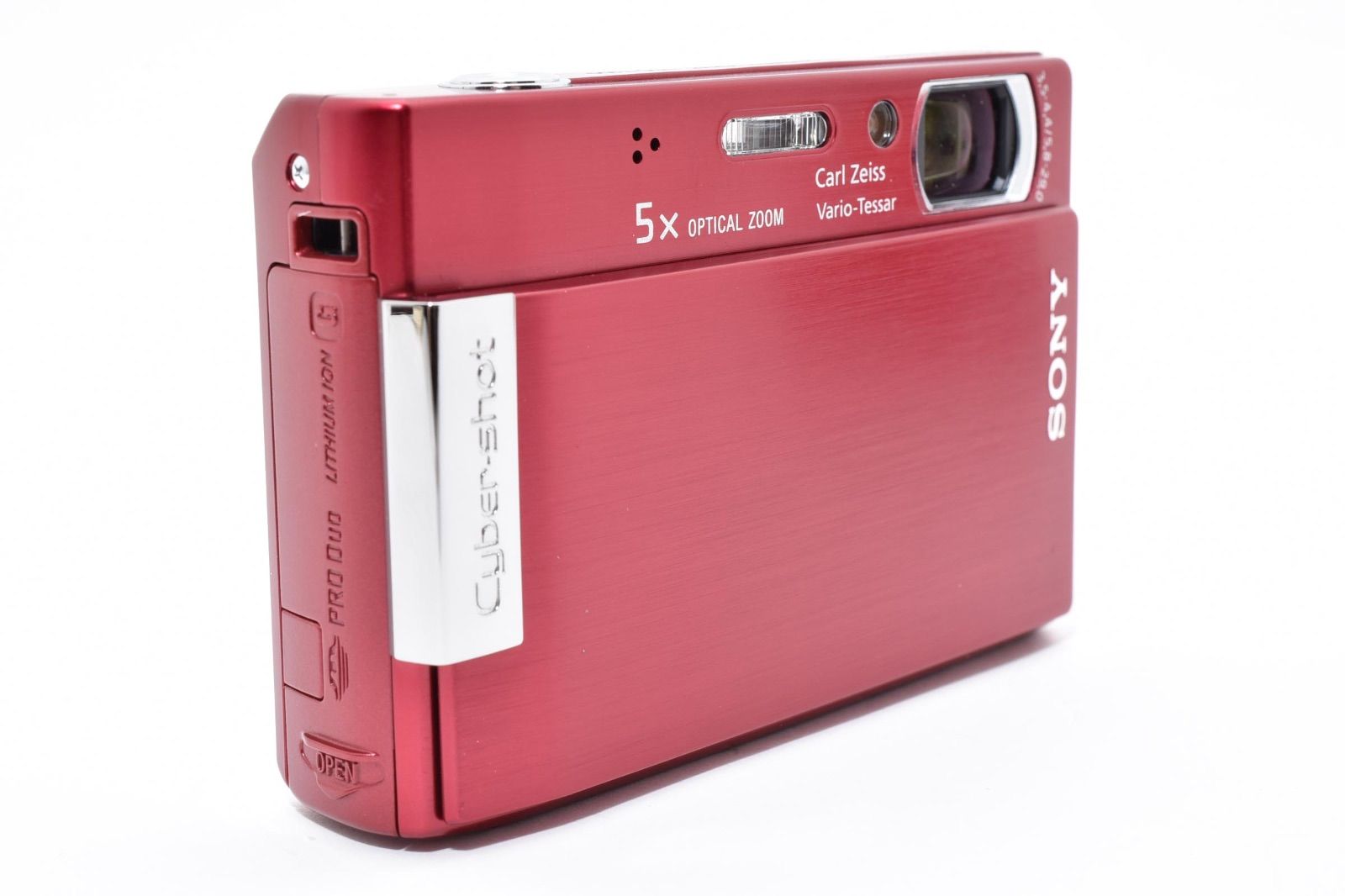 美品】ソニー SONY Cyber-Shot DSC-T100 レッド - メルカリ