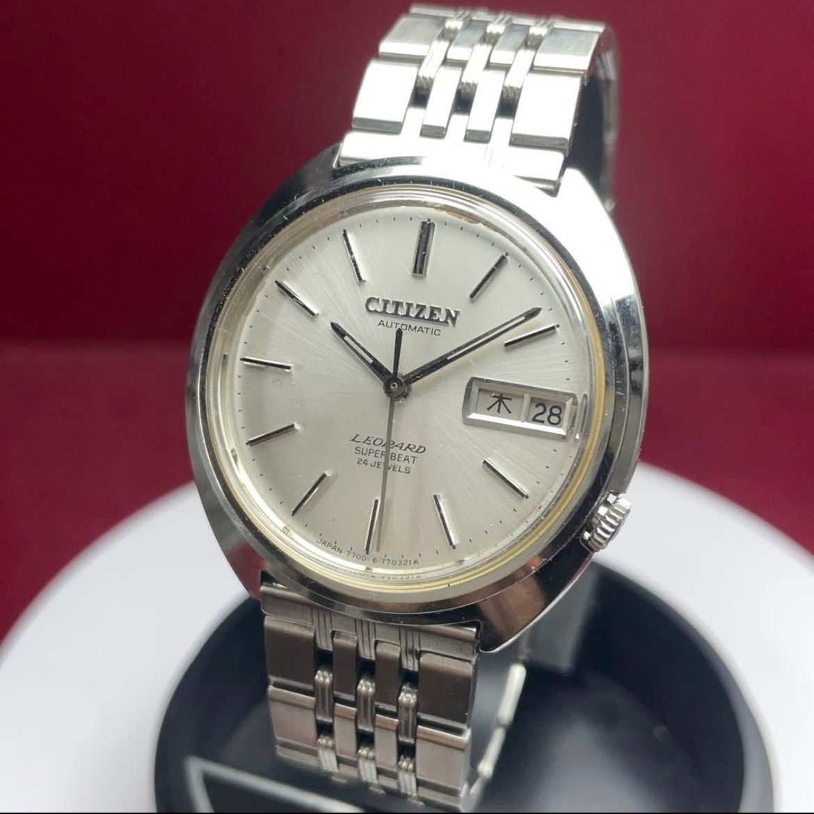 純正風防新品70s シチズン LEOPARD SUPER BEAT 日本製 ≪期間限定1/31まで¥5.000割引クーポン発行中≫ 希少 風防新品 70s