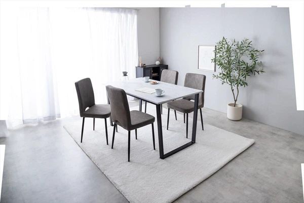 2色展開 5点セット Marc ダイニングセット 幅140cm ダイニングテーブル