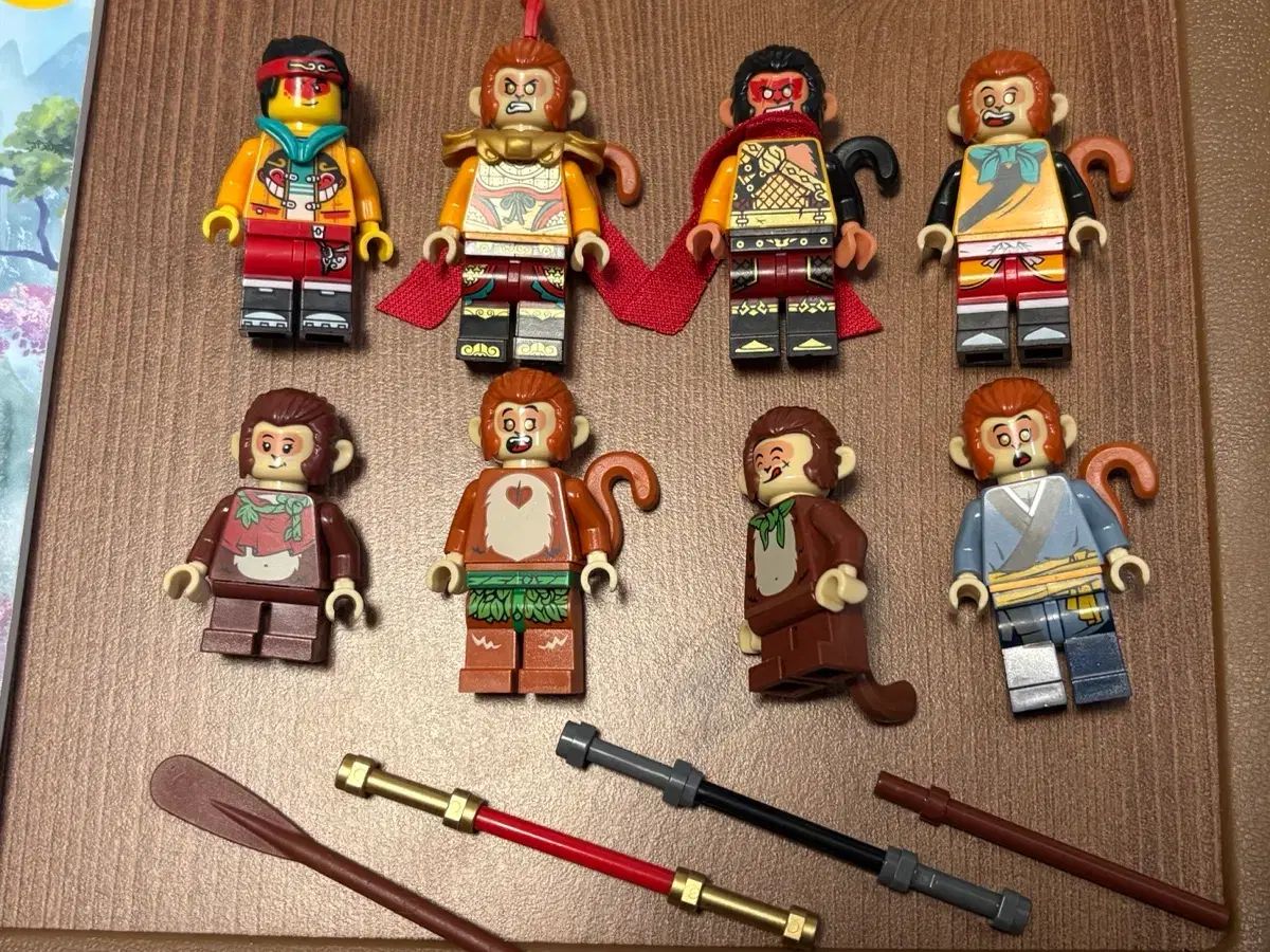 LEGOブロック 몽키키드 伝説の火華山 80024 分解O