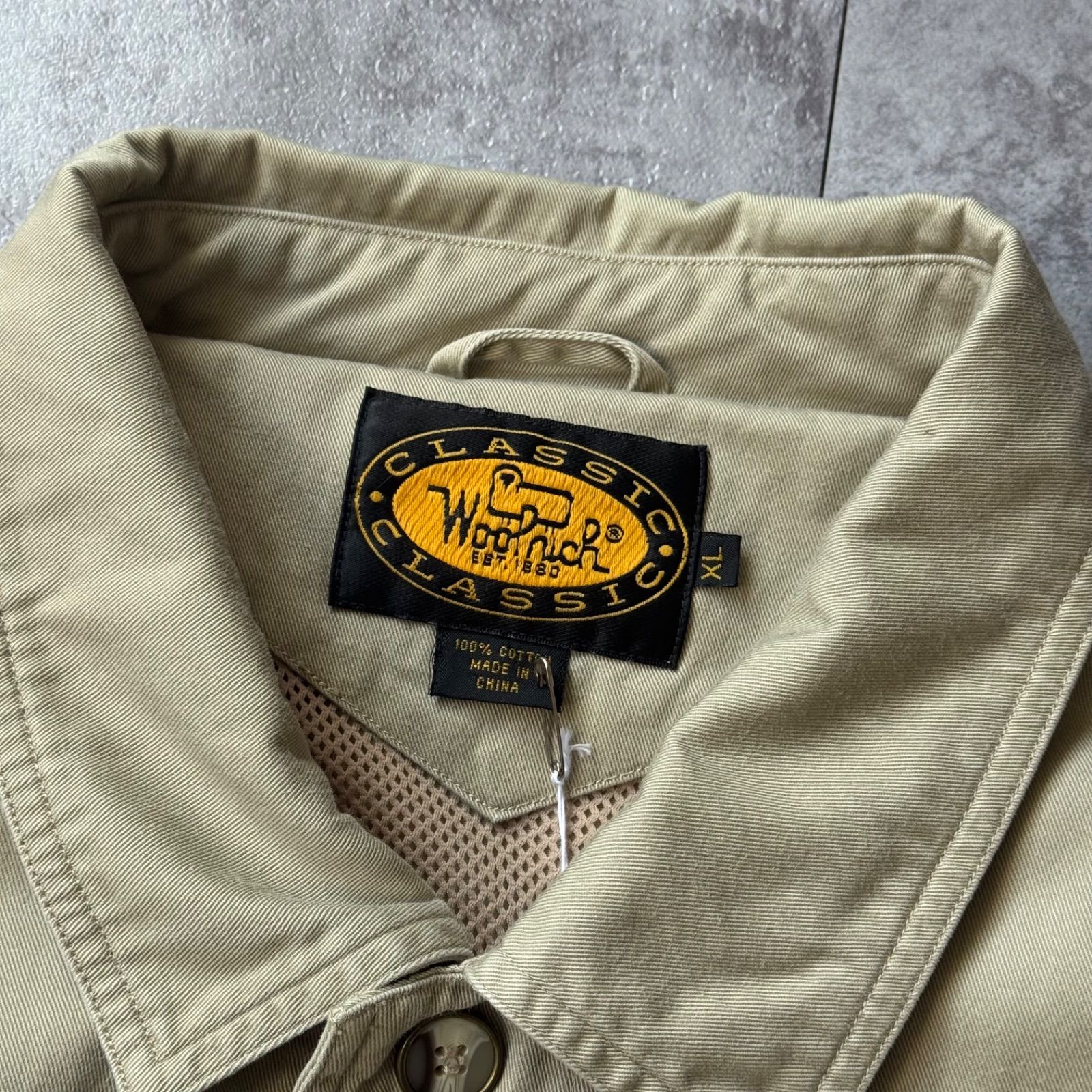 90s WOODS フィッシングジャケット サファリで27000円で購入 Woods