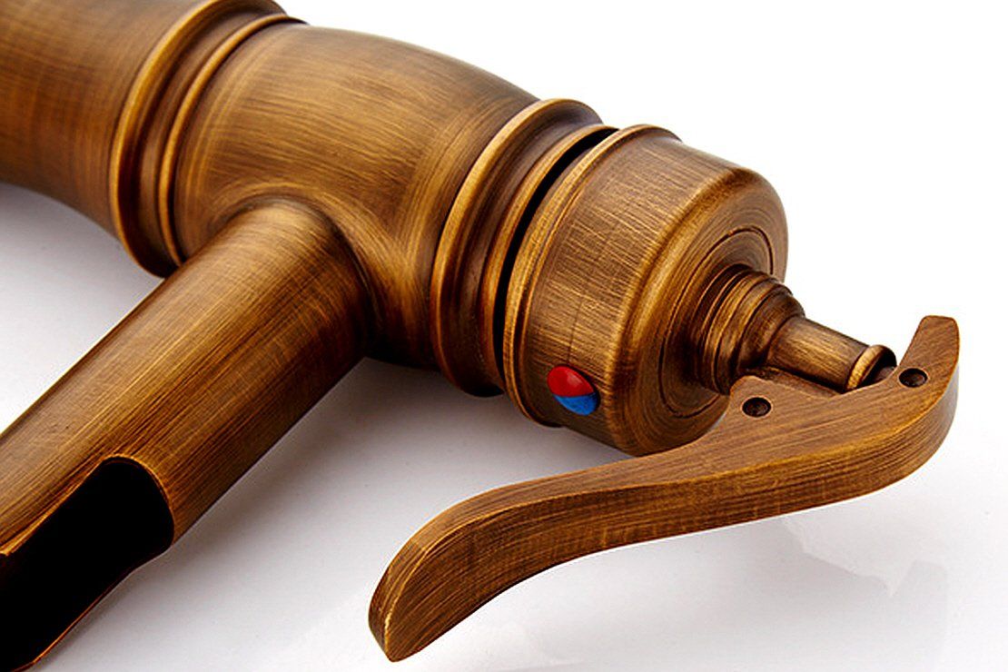  Life System ライフシステム 洗面用 アンティーク 混合水栓 蛇口 シングルレバー レトロ 立水栓 手洗いボウル用 洗面台 SK 76 換気扇カバー フィルター シンク コンロ用品