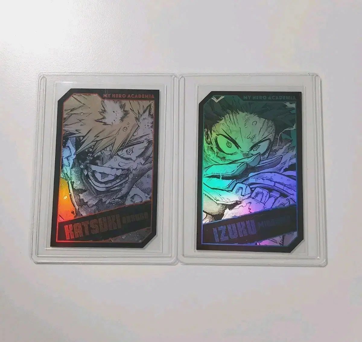 僕のヒーローアカデミア 爆豪 勝己 緑 谷出久 ホログラム カード コレクション 原画 紙類