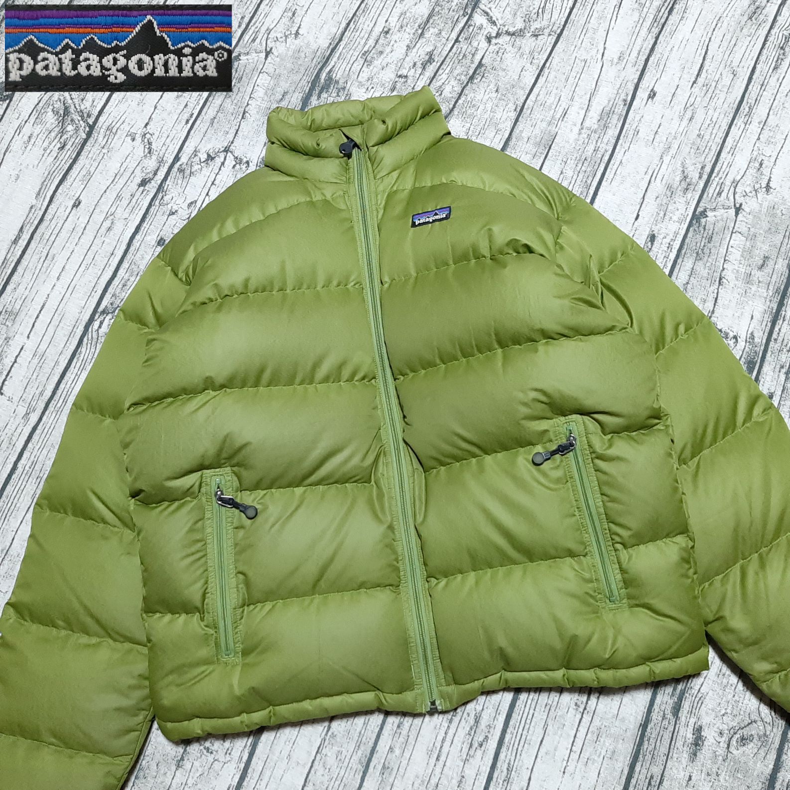 に*う様 パタゴニア　ダウンジャケット　黄緑　グリーン patagonia ダウンジャケット 緑