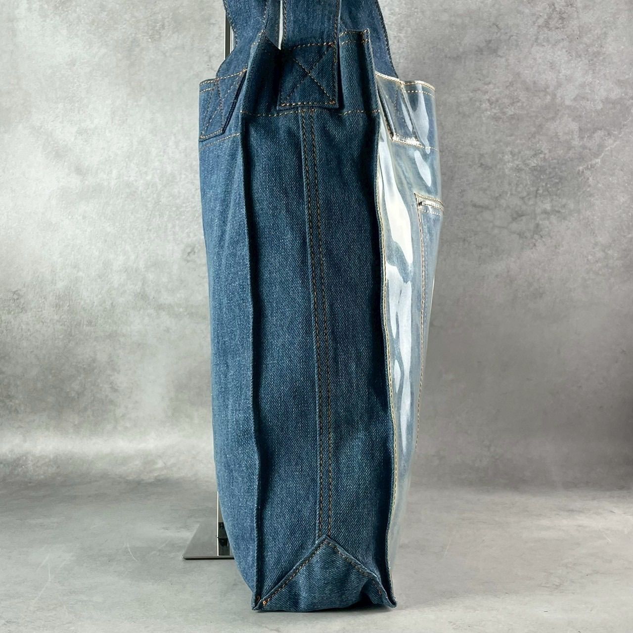 未使用 DIESEL ディーゼル デニム ハンドバッグ ショルダーバッグ 2WAY