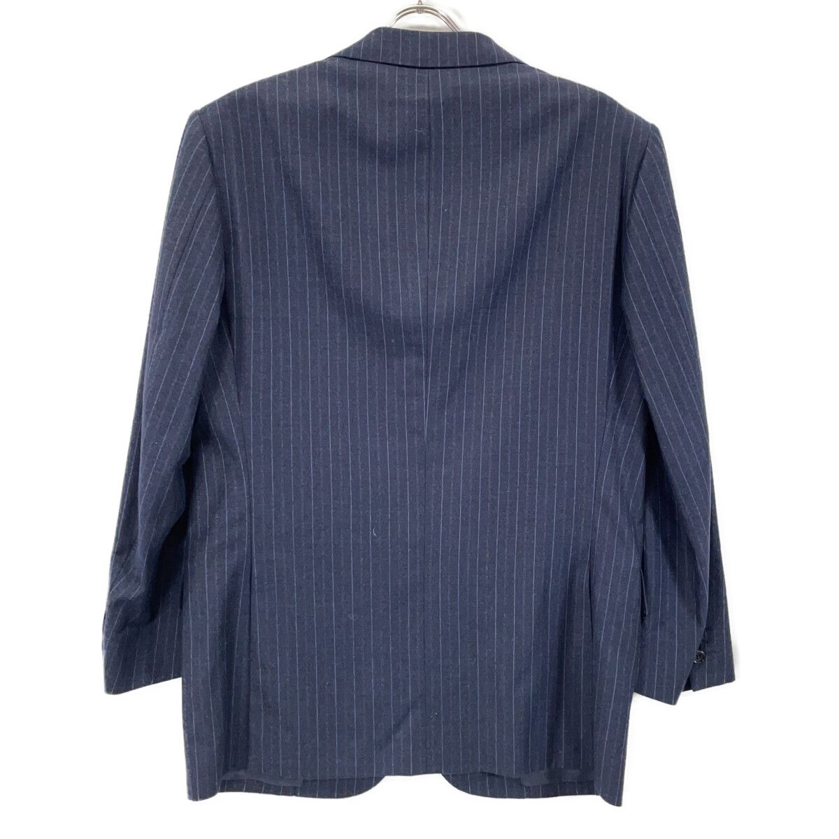 CORNELIANI コルネリアーニ ﾈｲﾋﾞｰ ｶｼﾐﾔｳｰﾙ ｽﾄﾗｲﾌﾟ ｽｰﾂ 46 - メルカリ