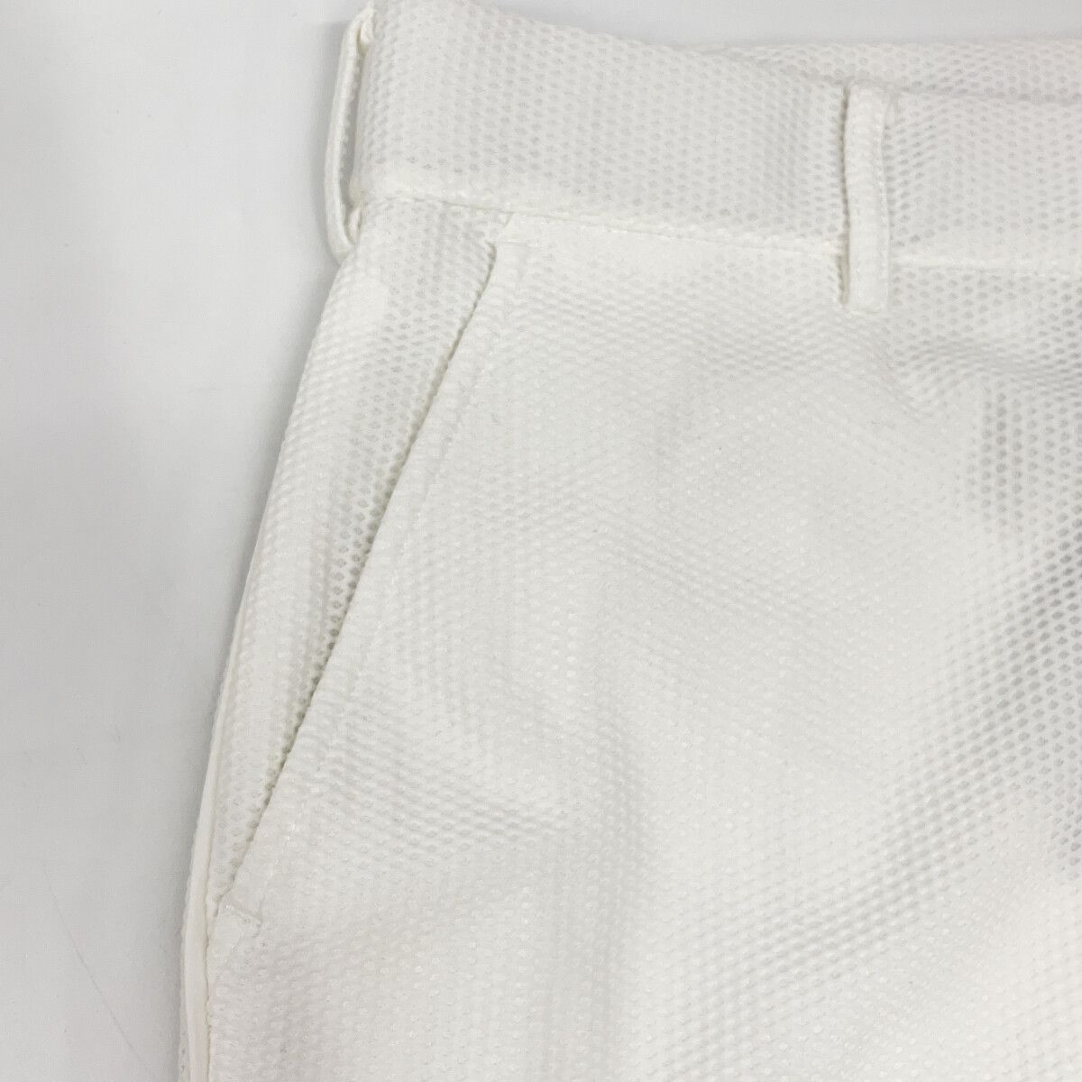 muta ムータ 【ﾑｰﾀﾏﾘﾝ】MMBC-190815-WH ﾎﾜｲﾄ ｺﾞﾙﾌﾒｯｼｭﾊﾟﾝﾂ 6 - メルカリ