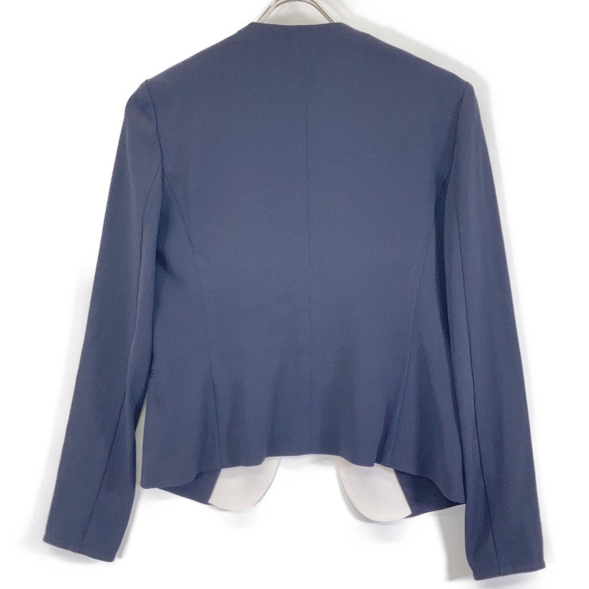 BEIGE ベイジ CINDY 24年 ﾈｲﾋﾞｰ ﾉｰｶﾗｰｼﾞｬｹｯﾄ ｸﾛｯﾌﾟﾄﾞﾊﾟﾝﾂ ｾｯﾄｱｯﾌﾟｽｰﾂ 4