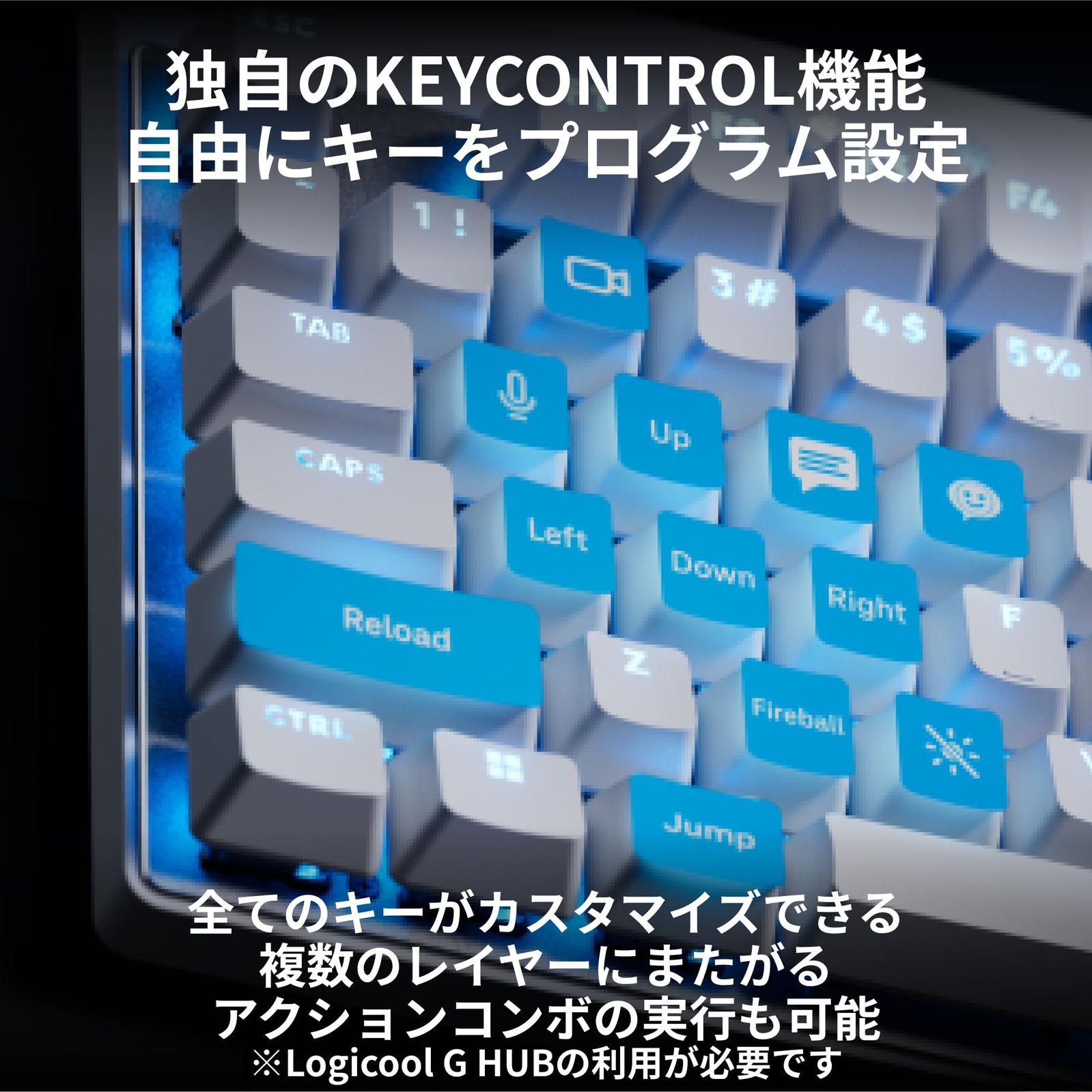 Logicool G ラピッドトリガー PRO X TKL RAPID ゲーミングキーボード 