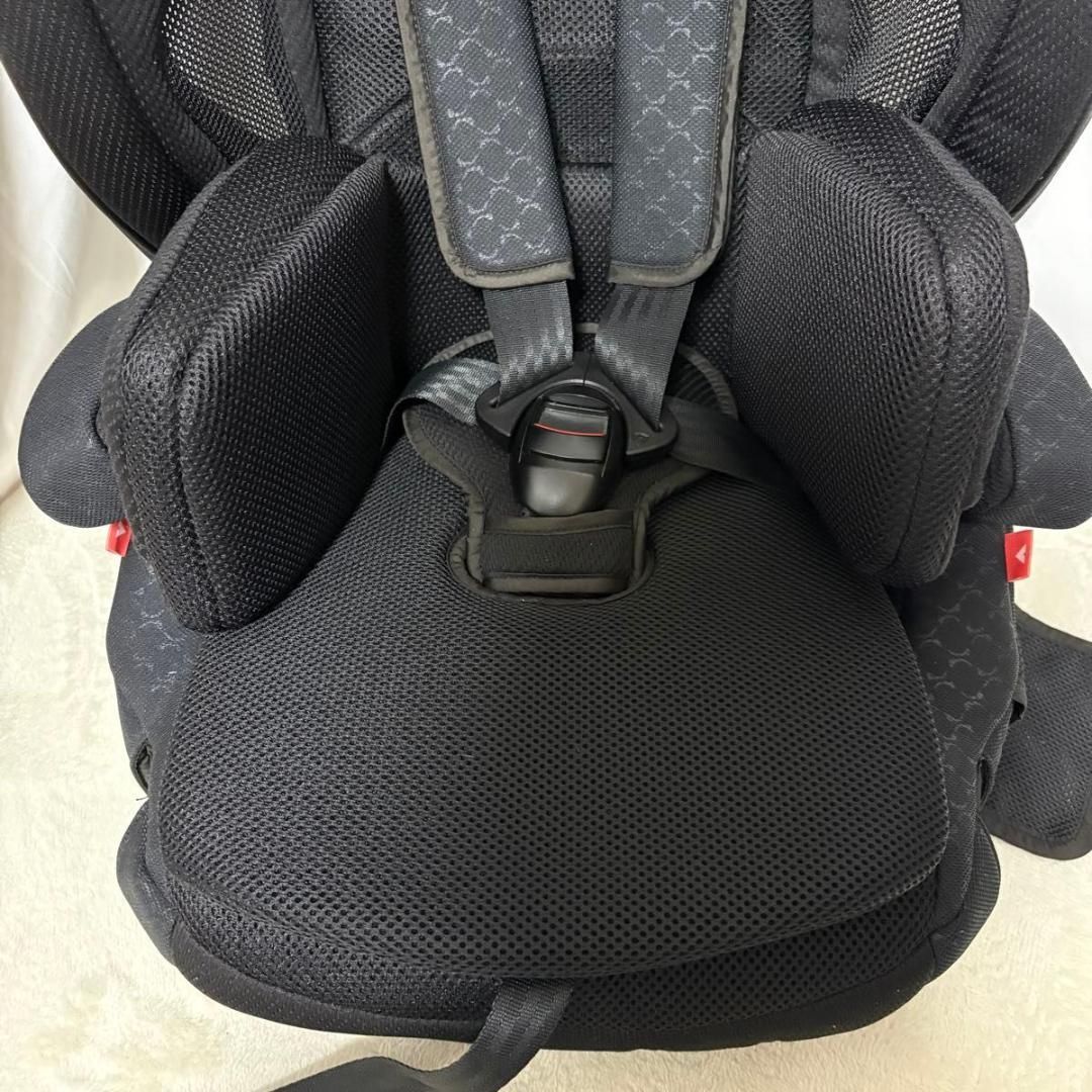 美品 Aprica アップリカ エアグルーヴ プラス ブラック ジュニアシート