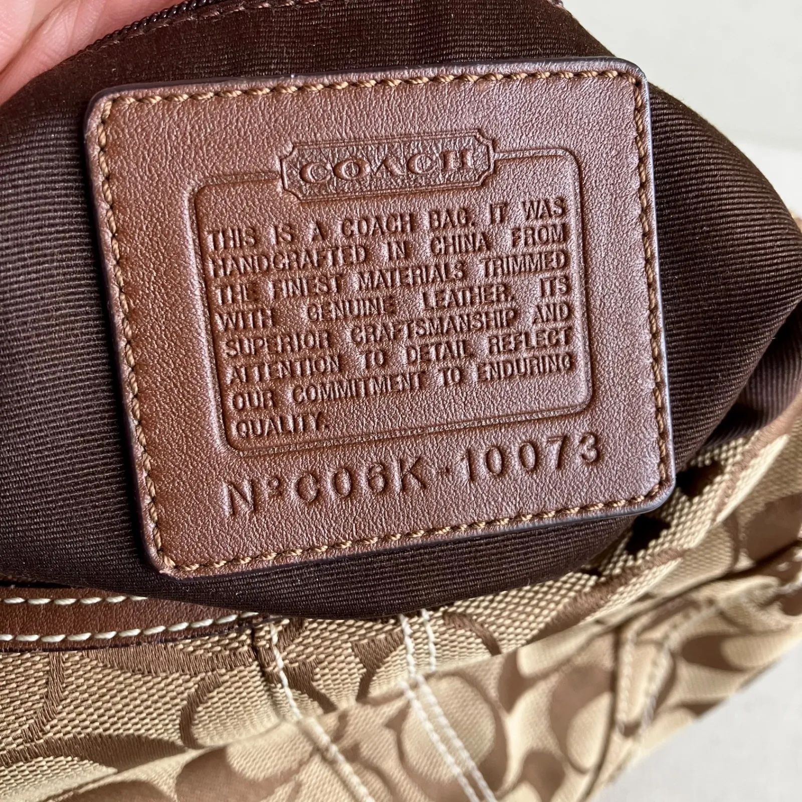 Coach Vintage Soho Hobo Bag Signature Jacquard Baguette Demi Purse 