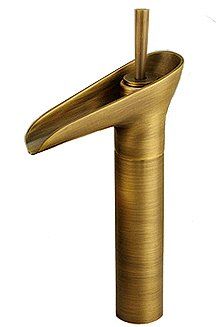 Life System ライフシステム 洗面用 竹型 アンティーク 混合水栓 水栓蛇口 シングルレバー 洗面台 ロング水栓 手洗い鉢 トール水栓 手洗いボウル SK 57